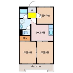 シルキーハイツの物件間取画像